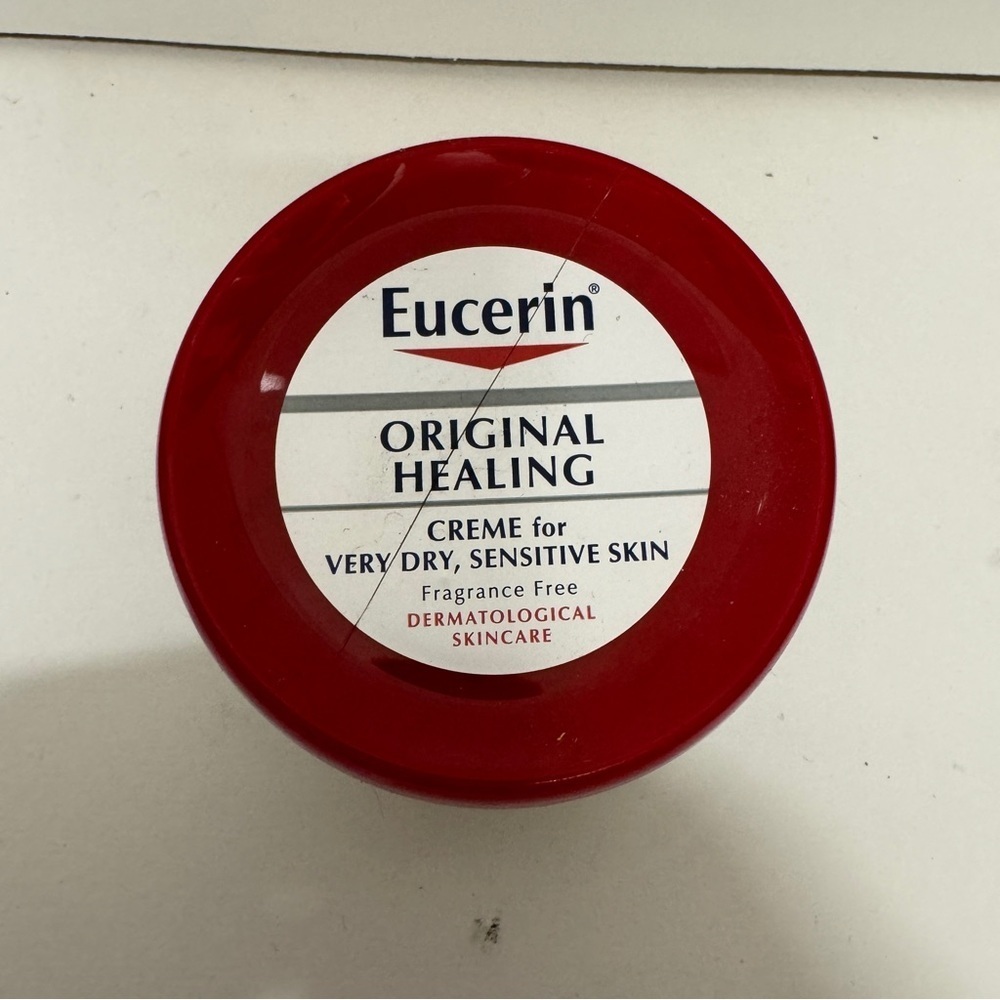 Eucerin Original Healing Creme For Dry Skin Sensitive Fragrance Free 4 OZ - Picture 2 of 3